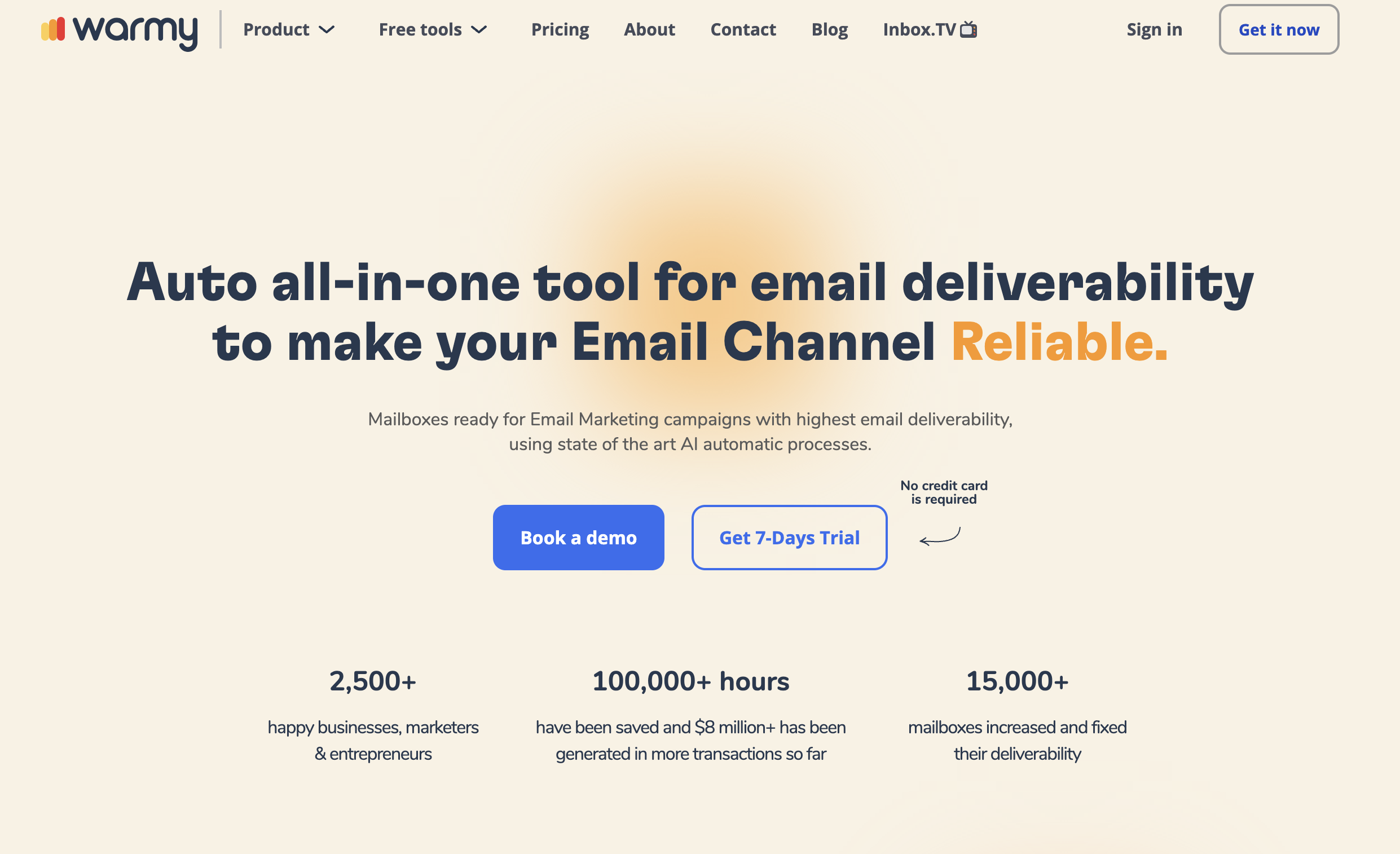 Warmy.io : Improve email deliverability + Partner and Earn